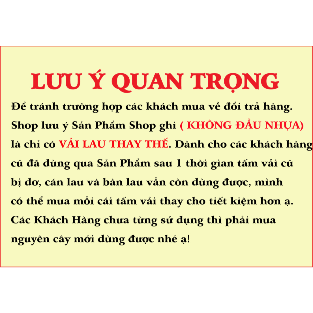 Tổng Hợp Tấm Lau Nhà San Hô Thay Thế Kiểu Cài Homeinno KT 40/45/60/80/90cm (KHÔNG CÂY LAU)