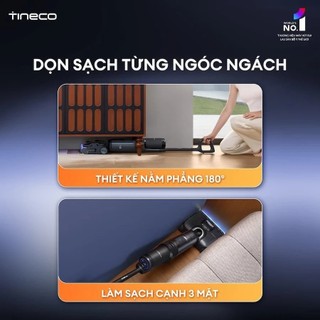 [TINECO] Máy hút bụi lau sàn hơi nước nóng Tineco FLOOR ONE S7 Stretch Steam - 22000Pa - Bh 2 năm