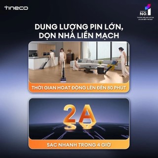 [TINECO] Máy hút bụi lau sàn hơi nước nóng Tineco FLOOR ONE S7 Stretch Steam - 22000Pa - Bh 2 năm
