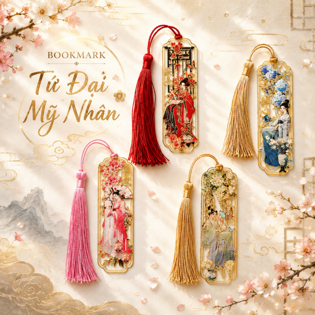 Bookmark Kim Loại Hoa Văn Vintage Xinh Xắn, Kẹp Sách Đánh Dấu Trang Học Sinh Sinh Viên CX660 | BigBuy360 - bigbuy360.vn
