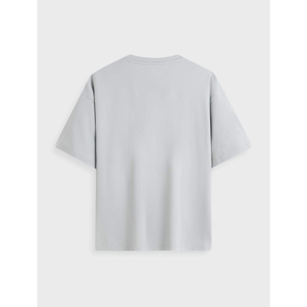 Áo phông nam premium CANIFA áo thun chất cotton cao cấp dáng rộng basic 8TS26A003