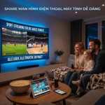 Máy chiếu mini YAMAZAKi A4K PRO xem Bóng Đá, Truyền Hình miễn phí Chất Lượng 4K — ảnh 4