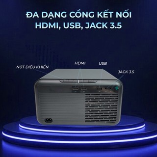 Máy chiếu mini YAMAZAKi A4K PRO xem Bóng Đá, Truyền Hình miễn phí Chất Lượng 4K
