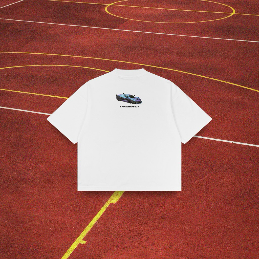 Áo Thun Form Big Boxy Cotton 100% - 250gsm - "Ferrari dark night" - Local Brand MUOIHAND