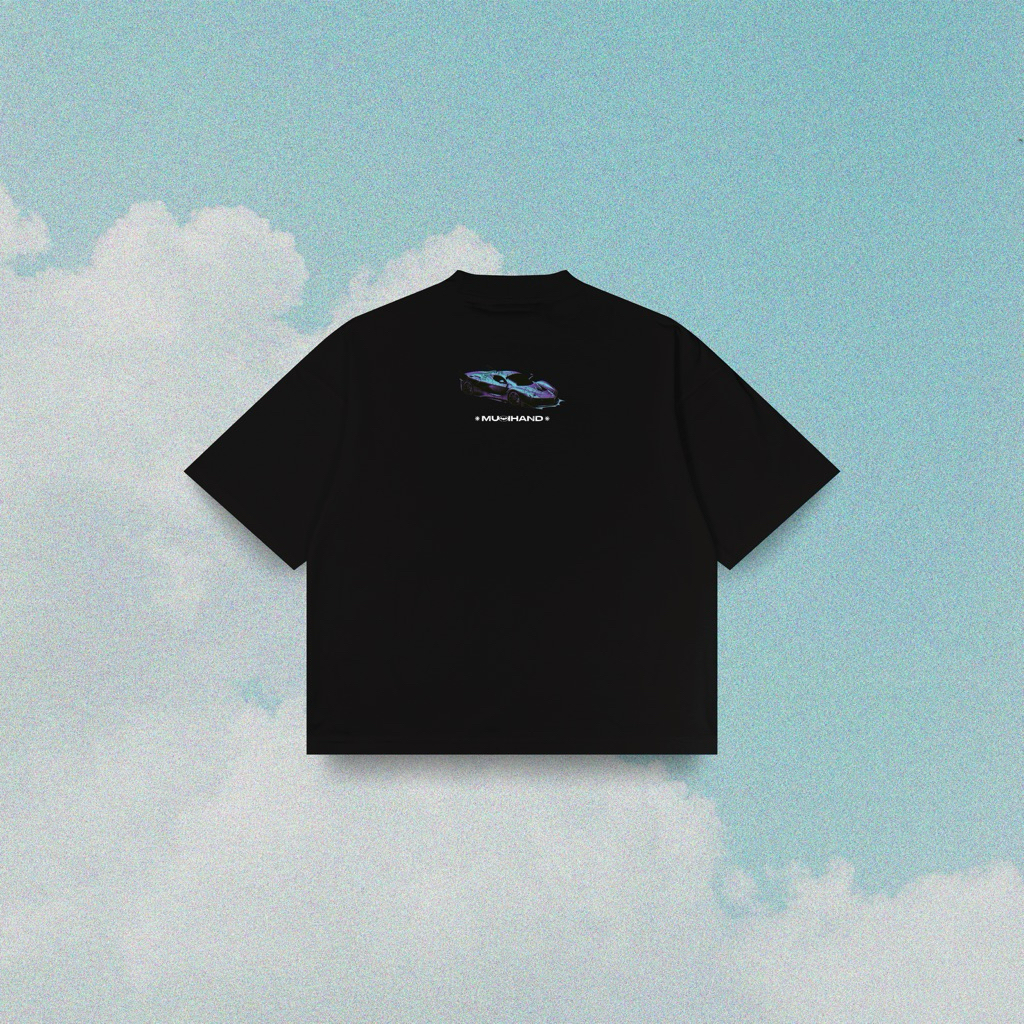 Áo Thun Form Big Boxy Cotton 100% - 250gsm - "Ferrari dark night" - Local Brand MUOIHAND