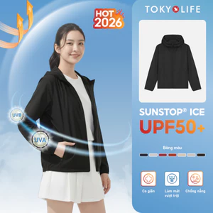 Áo khoác gió nữ đa năng 2 lớp TOKYOLIFE thời trang mỏng nhẹ dễ phối đồ 40002362