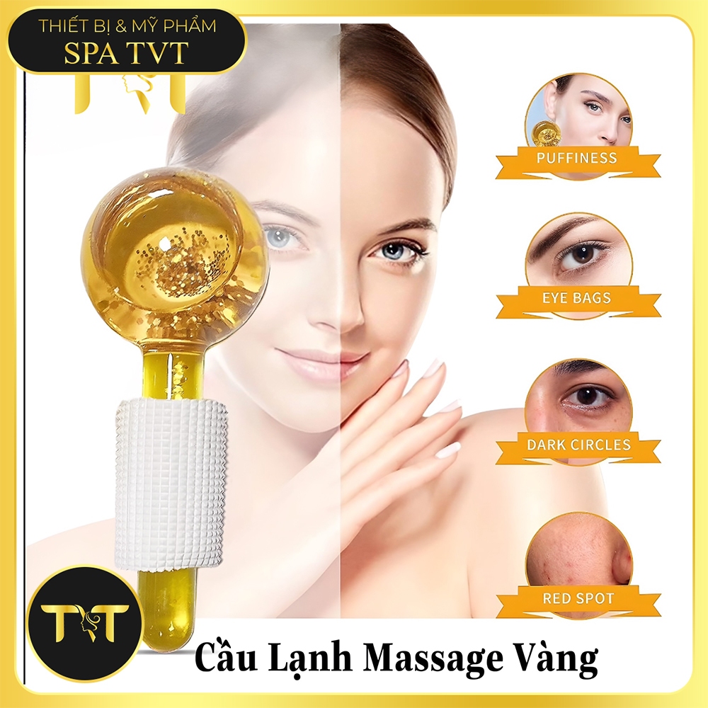 Quả Cầu Lạnh Cao Cấp Massage Mặt, Hỗ Trợ Săn Chắc Da, Làm Dịu Da, Thư Giãn Spa Tại Nhà