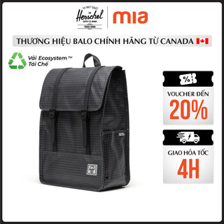 Balo Herschel Survey II Weather Resistant Standard - Laptop Nam Nữ 15-16 Inch, Vải EcoSystem Tái Chế, Bền Màu Kháng Nước