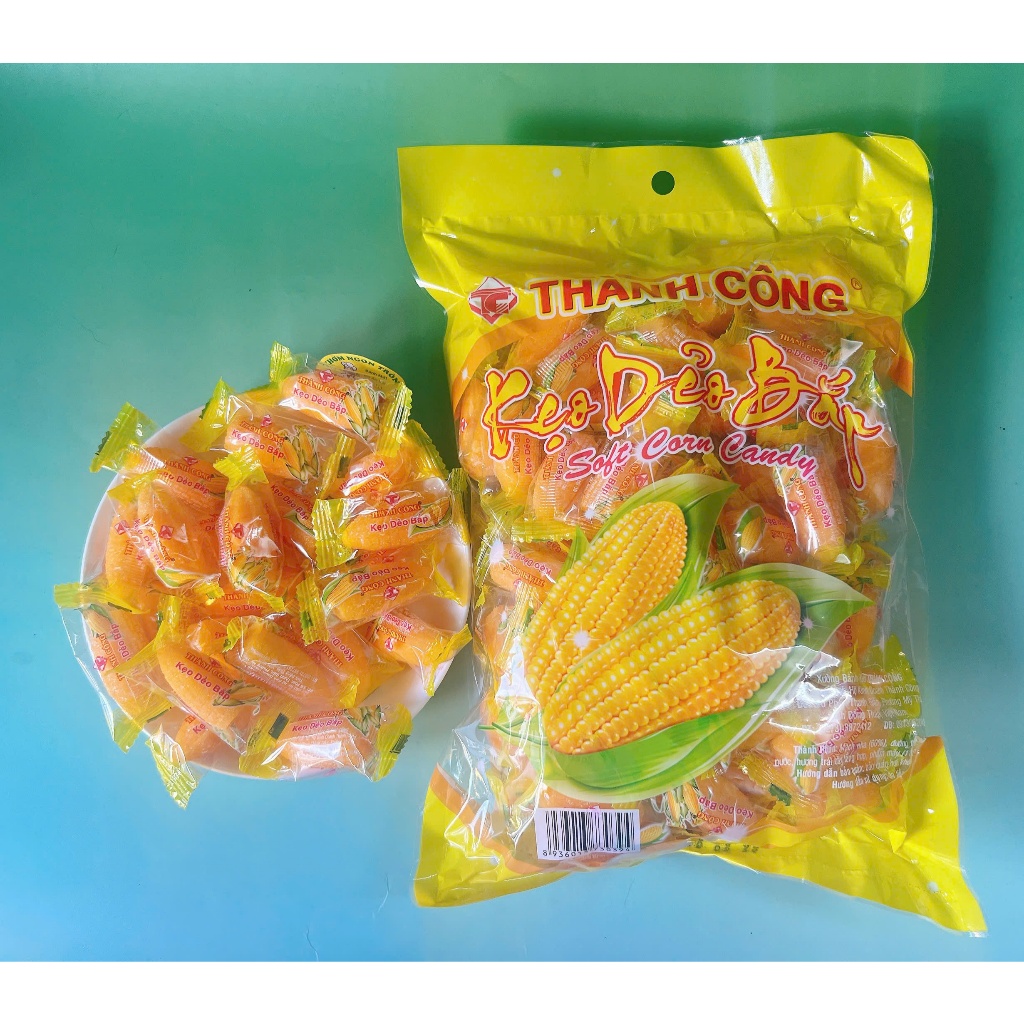 Kẹo Bắp dẻo, kẹo bắp hiệu Thành Công gói  1Kg
