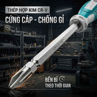 Tua Vít 2 Đầu JcTop 100mm/150mm/200mm – Thép CR-V Siêu Bền