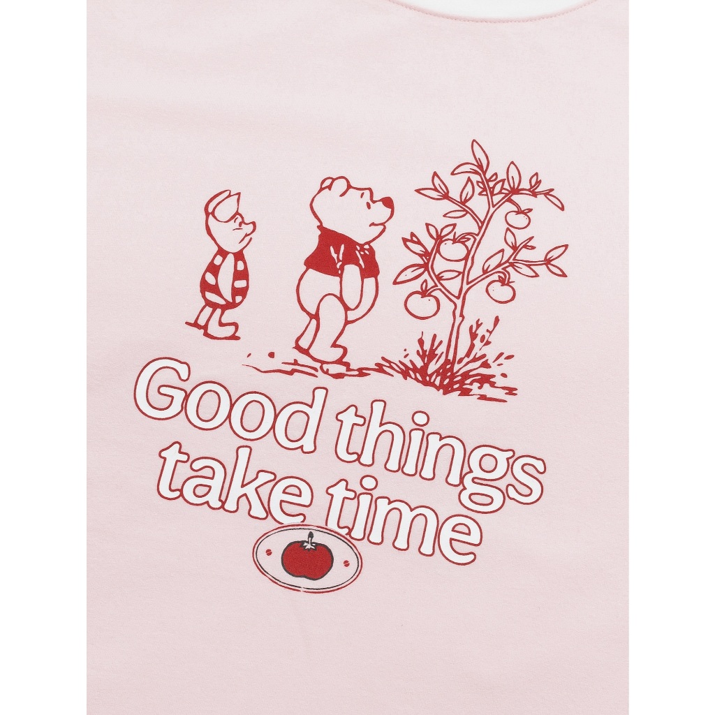 Áo phông nữ CANIFA áo thun cotton mềm thoáng mát cổ tròn dài tay in họa tiết 6TS26S001