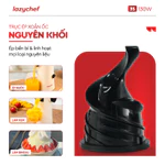 Máy Ép Chậm Làm Kem 3s Lazychef Version 2 130W, Máy Ép Rau Củ Quả Kiệt Bã, Tháo Lắp 3s, Bảo Hành Chính Hãng — ảnh 8