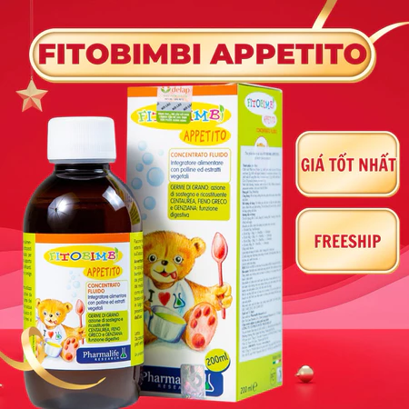 Appetito Fitobimbi_Tăng cường hệ tiêu hoá giúp trẻ ăn ngon miệng hơn chai 200ml