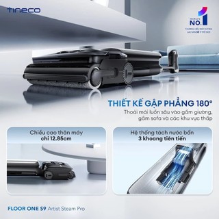 [TINECO] Máy hút bụi lau sàn hơi nước nóng Tineco Floor One S9 Artist Steam Pro - Bảo hành 2 năm