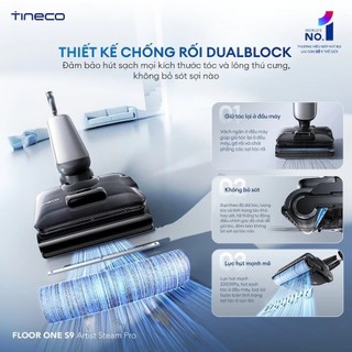 [TINECO] Máy hút bụi lau sàn hơi nước nóng Tineco Floor One S9 Artist Steam Pro - Bảo hành 2 năm