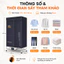 Tủ sấy quần áo, máy sấy quần áo gấp gọn đa năng ARTHOME 1500w sấy khô nhanh, khử mùi diệt khuẩn ion điều