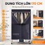 Tủ sấy quần áo, máy sấy quần áo gấp gọn đa năng ARTHOME 1500w sấy khô nhanh, khử mùi diệt khuẩn ion điều