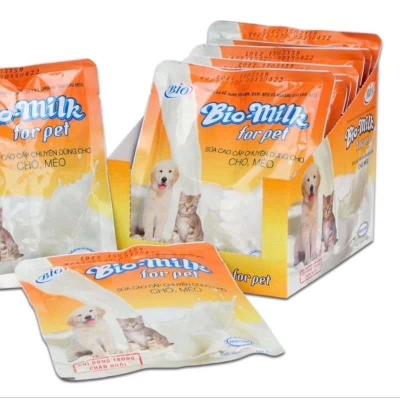 Sữa Bột TD Bio Milk 110g, Bổ Sung Vitamin Hỗ Trợ Tiêu Hóa Cho Chó Mèo Sơ Sinh Và Trưởng Thành
