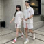Set Bộ Thun Hè The Bad God New York Thêu Logo Form Boxy Cotton Unisex Nam Nữ