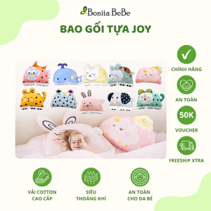 Vỏ/Bao/Cover Gối Tựa Joy BonitaBeBe [Không Ruột] Mềm Mại Cho Bé - Nhập Khẩu Chính Hãng HQ