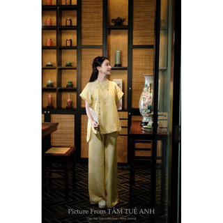 Pháp Phục “ An “ Thiêt kế gấm phối gấm from quần By TÂM TUỆ ANH