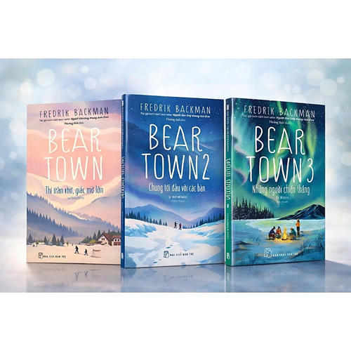 Bìa sách Combo 3 cuốn BEARTOWN THỊ TRẤN NHỎ GIẤC MƠ LỚN CHÚNG TÔI ĐẤU VỚI CÁC BẠN NHỮNG NGƯỜI CHIẾN THẮNG Fredrik Backman