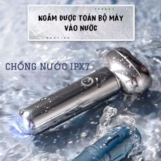 Máy cạo râu Rewell T5, lưỡi kép từ tính, tự mài, chống nước IPX7