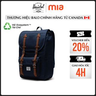 Balo Herschel Little America TM Mid-Volume - Balo Laptop Nam Nữ 13/14 Inch, Vải EcoSystem Tái Chế, Bền Màu