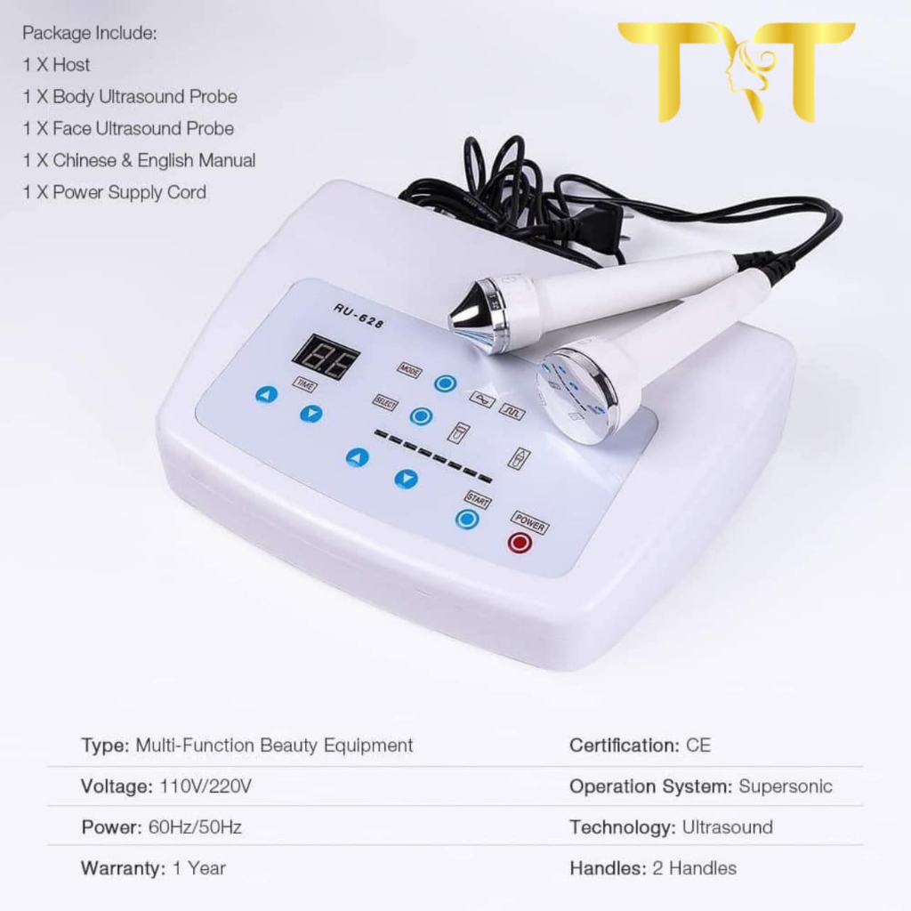 MÁY RU628 SIÊU ÂM ĐẨY TINH CHẤT, HÚT CHÌ THẢI ĐỘC DA, CHĂM SÓC DA CHUYÊN SÂU