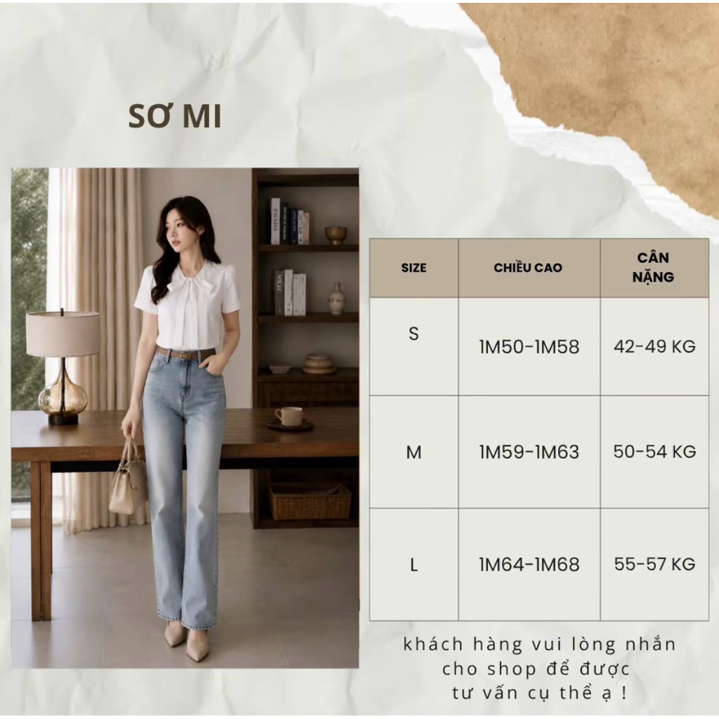 Áo sơ mi nữ cộc tay kiểu dáng công sở Hàn Quốc thiết kế cổ nơ xinh xắn ST Design - k85