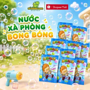 Nước pha bong bóng - Túi/Gói xà phòng dùng máy bắn bong bóng/que thổi