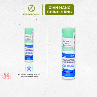 Xịt Thơm Miệng Hữu Cơ Buccotherm 15ml Kháng Khuẩn Ngừa Mảng Bám Giúp Hơi Thở Thơm Mát Tức Thì - Natural Market