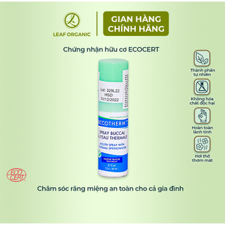 Xịt Thơm Miệng Hữu Cơ Buccotherm 15ml Kháng Khuẩn Ngừa Mảng Bám Giúp Hơi Thở Thơm Mát Tức Thì - Natural Market