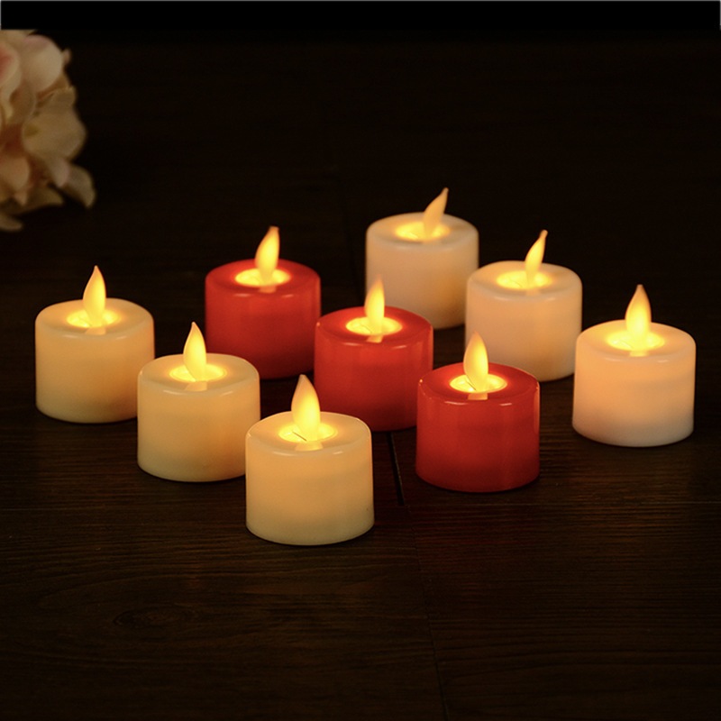 Set 5 Hộp 24 Nến Điện Tử Mini Kèm Pin Trang Trí Lễ Tết, Tiệc Cưới, Sinh Nhật, Lễ Kỉ Niệm DUHA 011
