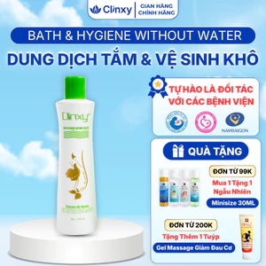Dung Dịch Tắm Và Vệ Sinh Khô Clinxy Dành Cho Thai Phụ Bệnh Nhân Khó Vệ Sinh (250ml)