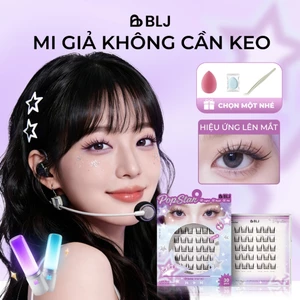 BLJ Mi Giả Không Sẵn Keo CÁC LOÀI HOA Mi Cụm Mềm Mại Tự Nhiên Có Thể Tái Sử Dụng