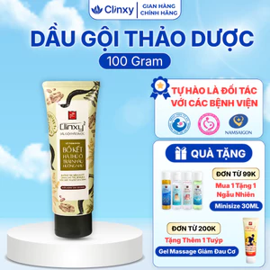 Dầu Gội Thảo Dược Clinxy Thành Phần Thiên Nhiên Dịu Nhẹ Cho Da Đầu (100g)