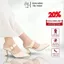 Giày Sục Nữ Có Quai Mũi Nhọn, Giày Cao Gót LUME 19 Màu Kem Đế Cao Su Non Chống Trơn Trượt, Đế cao 5cm - 7cm (SQNNK)