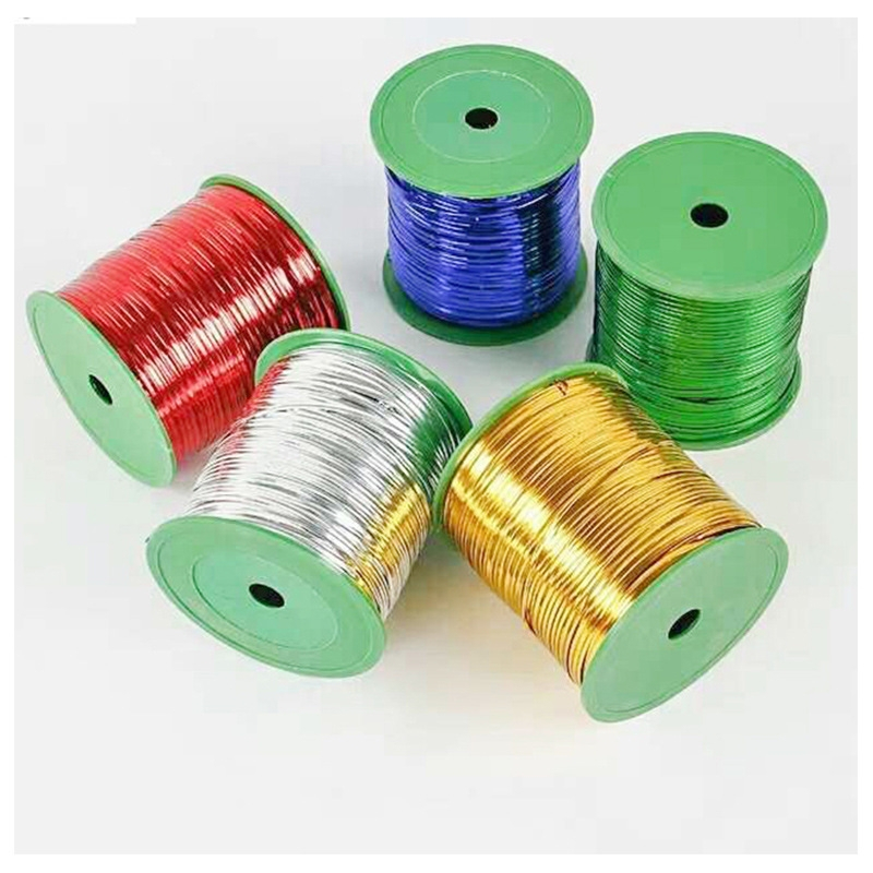 Cuộn Kẽm Kim Tuyến, Cuộn Dài Nặng 500g – Cuộn Dây Thiếc 4 Màu, Buộc Lan, Trang Trí, Handmade, 𝐃𝐈𝐘 DUHA 013