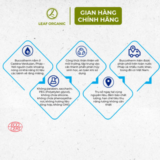 Kem Đánh Răng Hữu Cơ Trắng Răng Vị Bạc Hà Buccotherm 75ml Làm Sáng Men Răng Kháng Khuẩn Ngừa Sâu Răng - Natural Market