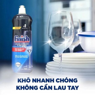 [FINISH] Nước Làm Bóng Chén Bát Finish Rinse & Shine Aid - chai 400ML/ 800ML/ 400ML Eco 0%