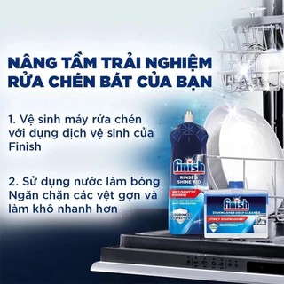 [FINISH] Nước Làm Bóng Chén Bát Finish Rinse & Shine Aid - chai 400ML/ 800ML/ 400ML Eco 0%