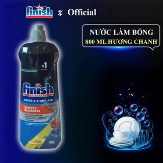 [FINISH] Nước Làm Bóng Chén Bát Finish Rinse & Shine Aid - chai 400ML/ 800ML/ 400ML Eco 0%