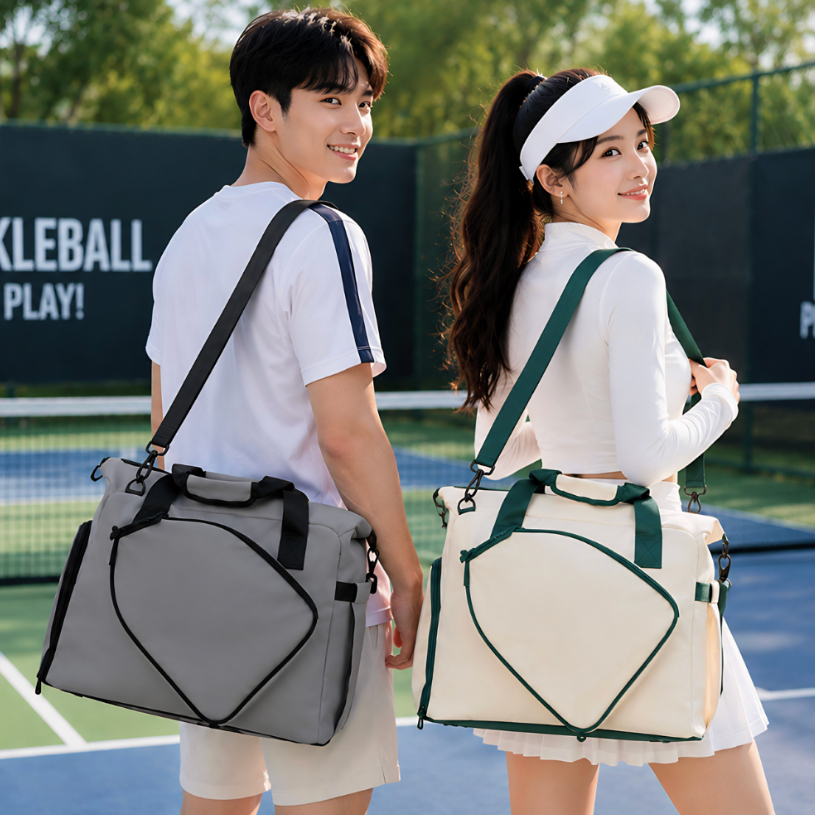 Túi Đựng Vợt Pickleball Cao Cấp Chống Nước  Túi Thể Thao Đa Năng Có Ngăn Giày Riêng, Đeo Vai A4
