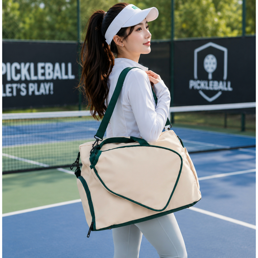 Túi Đựng Vợt Pickleball Cao Cấp Chống Nước  Túi Thể Thao Đa Năng Có Ngăn Giày Riêng, Đeo Vai A4