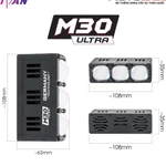 Đèn trợ Titan Moto M30 Utra V2 chính hãng, đèn trợ sáng xe máy, ô tô, hiệu suất cao chiêu xa 95W lỗi 1 đổi 1 trong 3 năm — ảnh 4