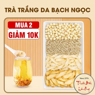 Trà Trắng Da Bạch Ngọc - Bí Kíp Hỗ Trợ Sáng Da, Tan Nám, Mờ Thâm, Giảm Mụn, Tự Tin Mặt Mộc - Lãn Ông