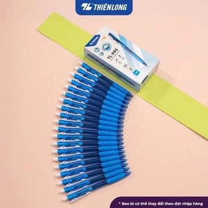 Bút bi Thiên Long TL-095 mực xanh/đỏ/đen ngòi 0.5mm kiểu dáng hiện đại cầm tay thoải mái