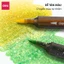 Bút Marker Nhũ Kim Tuyến 1 Đầu 12/24/36/48 Màu Deli Mềm Ngòi Nhũ Sáng Màu Vẽ Anime, Bullet Journal