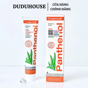 Gel Dưỡng B5 Compliment Panthenol 7% Aloe Vera 5% làm dịu phục hồi da 75ml Duduhouse